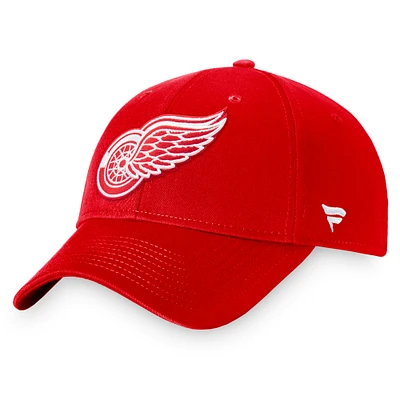 Men's Fanatics Red Detroit Red Wings Core Adjustable Hat