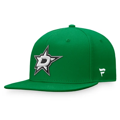 Men's Fanatics Kelly Green Dallas Stars Core Primary Logo Fitted Hat