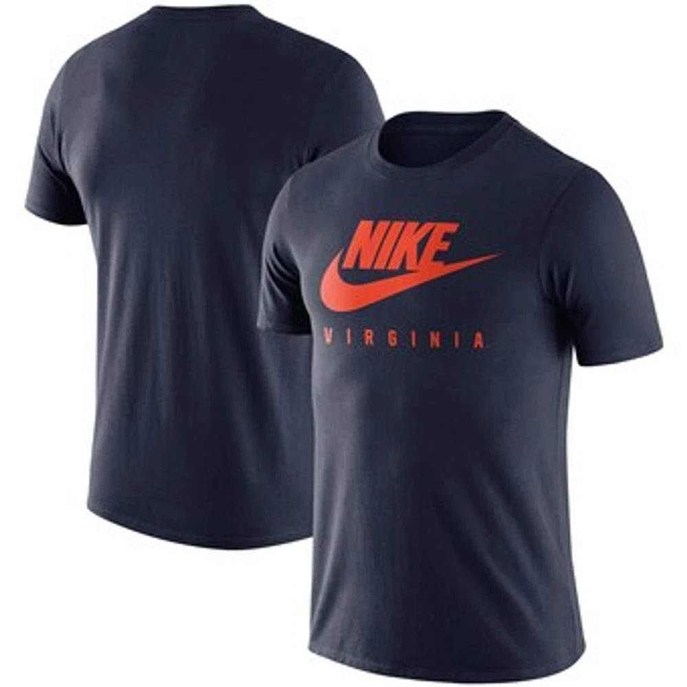 Men's Nike Navy Virginia Cavaliers Essential Futura T-Shirt