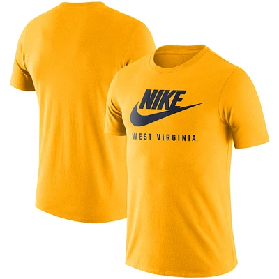 Men's Nike Gold West Virginia Mountaineers Essential Futura T-Shirt