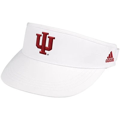 Men's adidas White Indiana Hoosiers Sideline Coaches High Visor