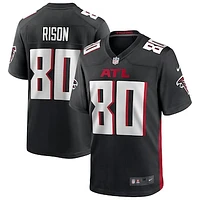 Men's Nike Andre Rison Black Atlanta Falcons Game Retired Player Jersey