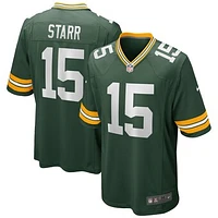 Men's Nike Bart Starr Green Bay Packers Game Retired Player Jersey