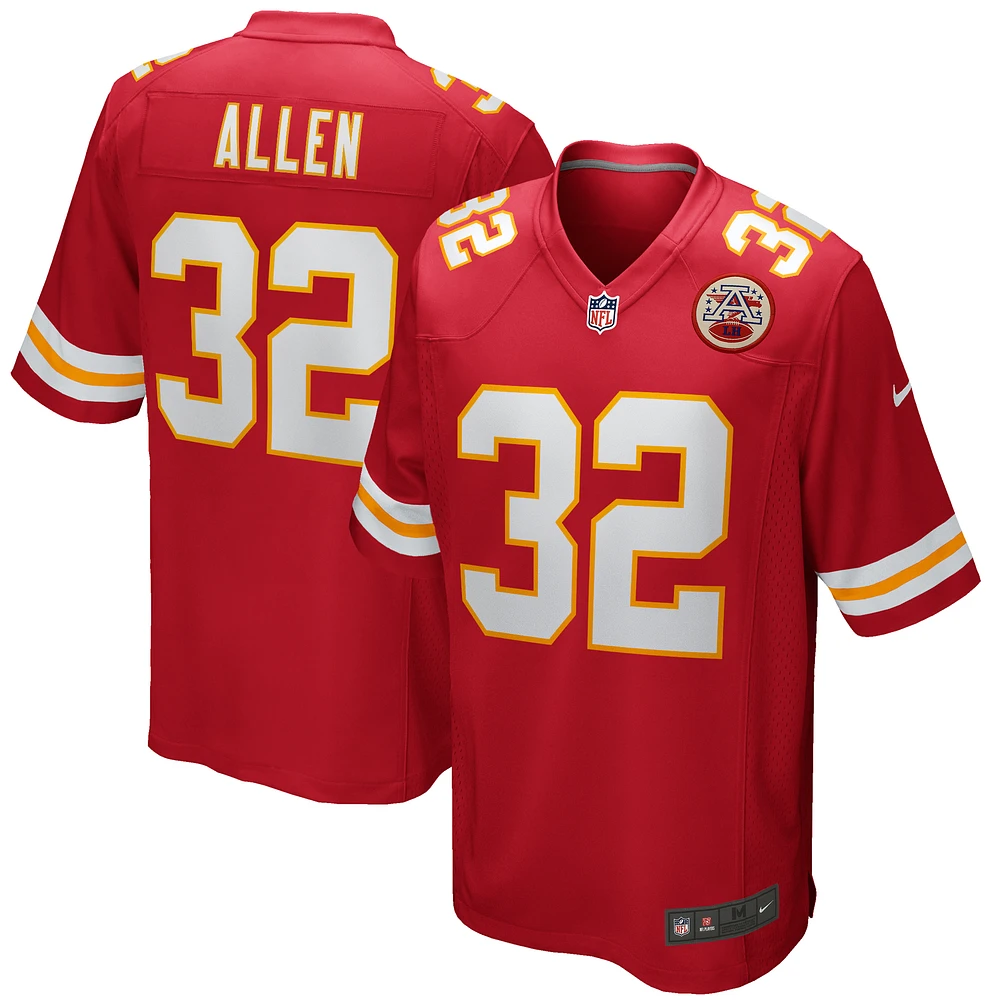 Men's Nike Marcus Allen Kansas City Chiefs Game Retired Player Jersey