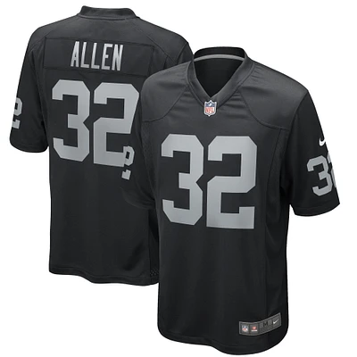 Men's Nike Marcus Allen Black Las Vegas Raiders Game Retired Player Jersey