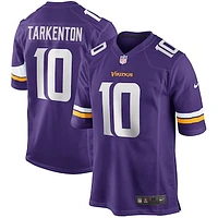 Men's Nike Fran Tarkenton Purple Minnesota Vikings Game Retired Player Jersey