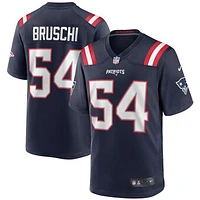 Men's Nike Tedy Bruschi Navy New England Patriots Game Retired Player Jersey