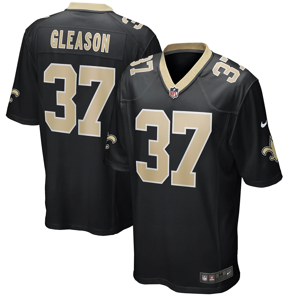 Men's Nike Steve Gleason Black New Orleans Saints Game Retired Player Jersey