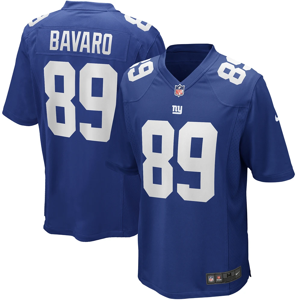 Men's Nike Mark Bavaro Royal New York Giants Game Retired Player Jersey