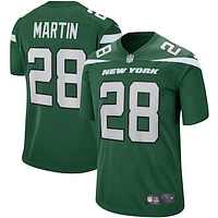 Men's Nike Curtis Martin Gotham Green New York Jets Game Retired Player Jersey