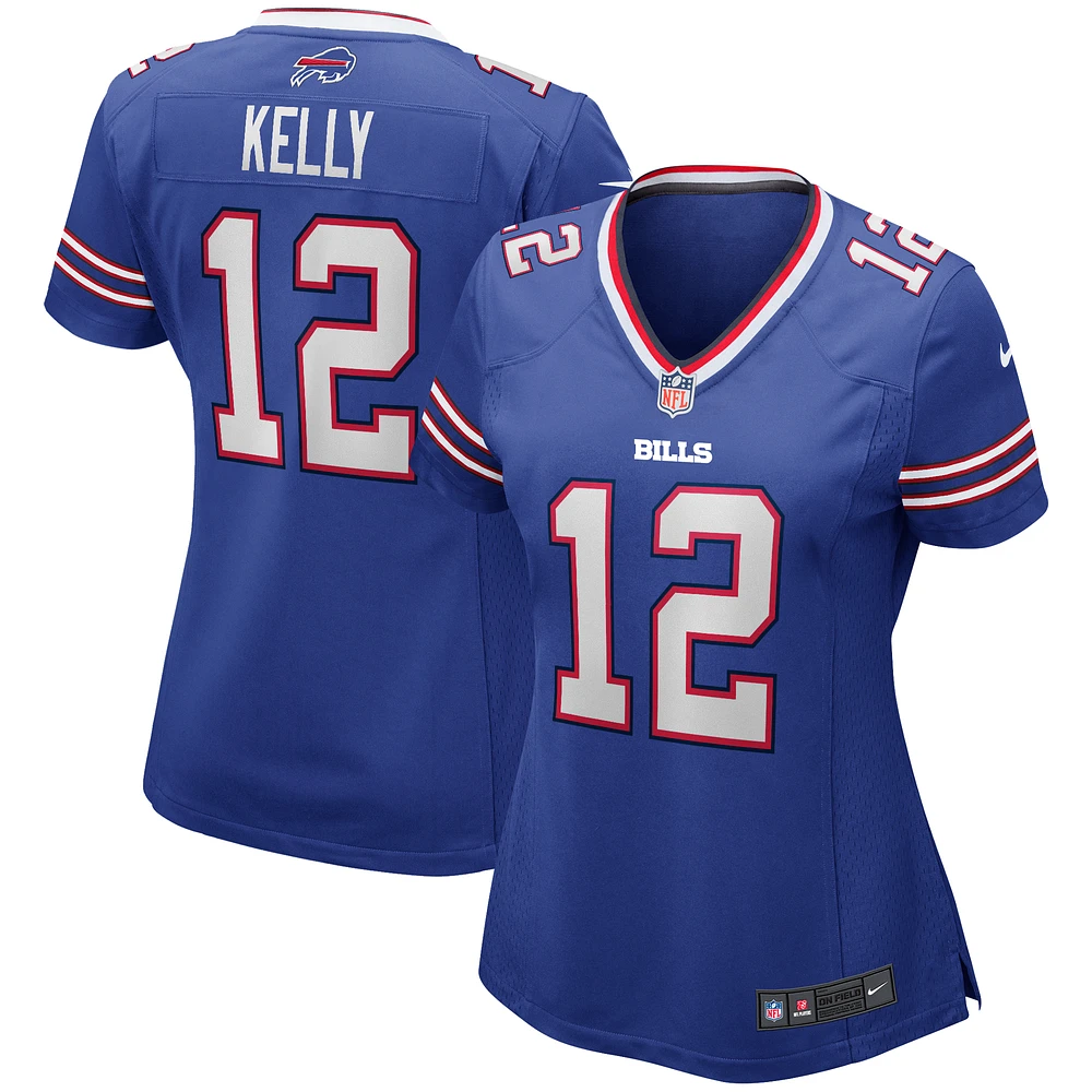 Women's Nike Jim Kelly Royal Buffalo Bills Game Retired Player Jersey