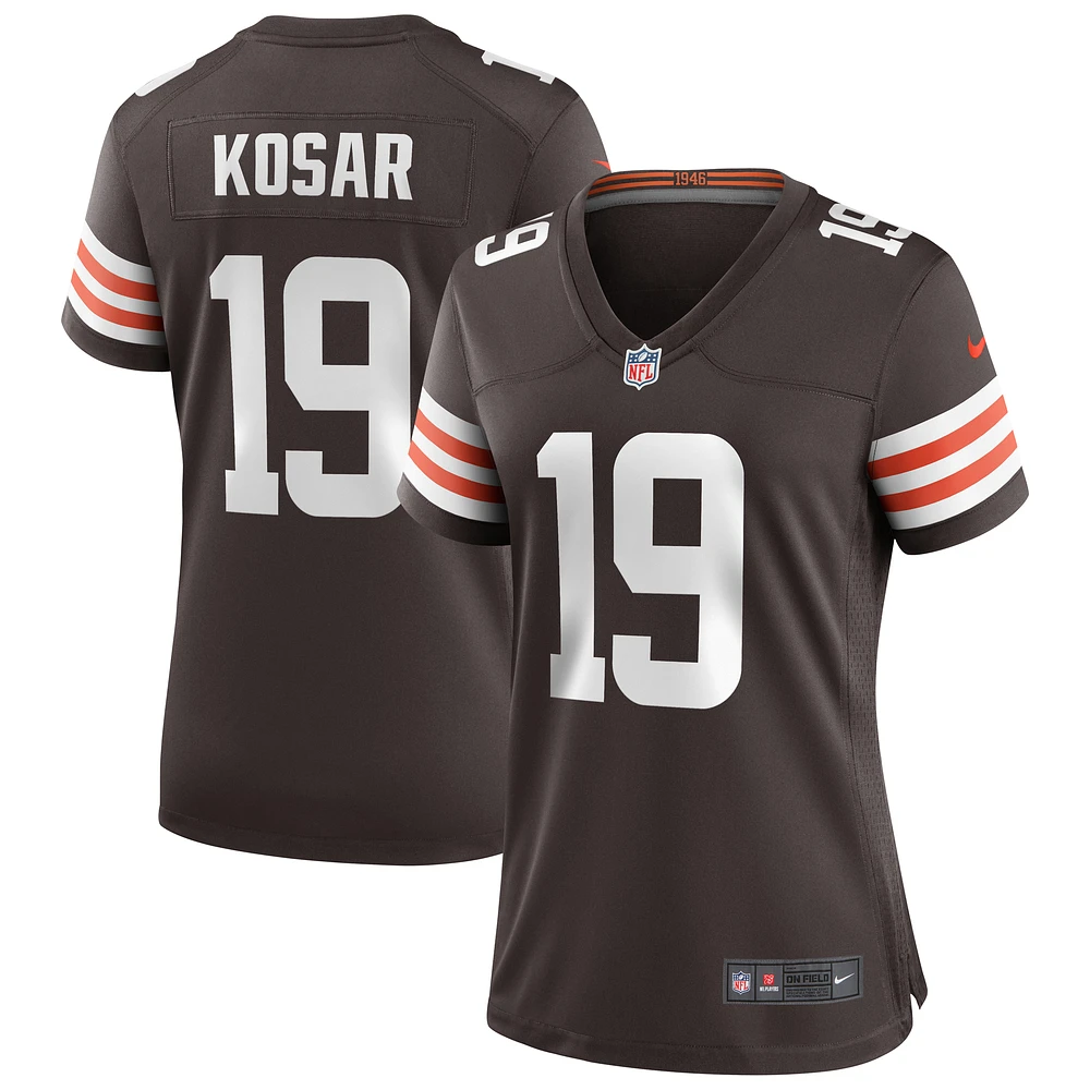 Women's Nike Bernie Kosar Brown Cleveland Browns Game Retired Player Jersey