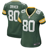 Women's Nike Donald Driver Green Bay Packers Game Retired Player Jersey