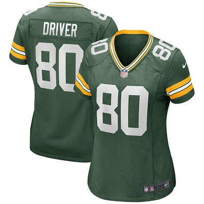 Women's Nike Donald Driver Green Green Bay Packers Game Retired Player Jersey