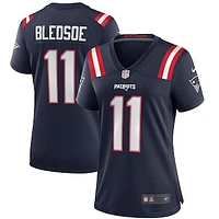 Women's Nike Drew Bledsoe Navy New England Patriots Game Retired Player Jersey