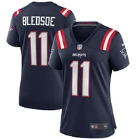 Women's Nike Drew Bledsoe Navy New England Patriots Game Retired Player Jersey