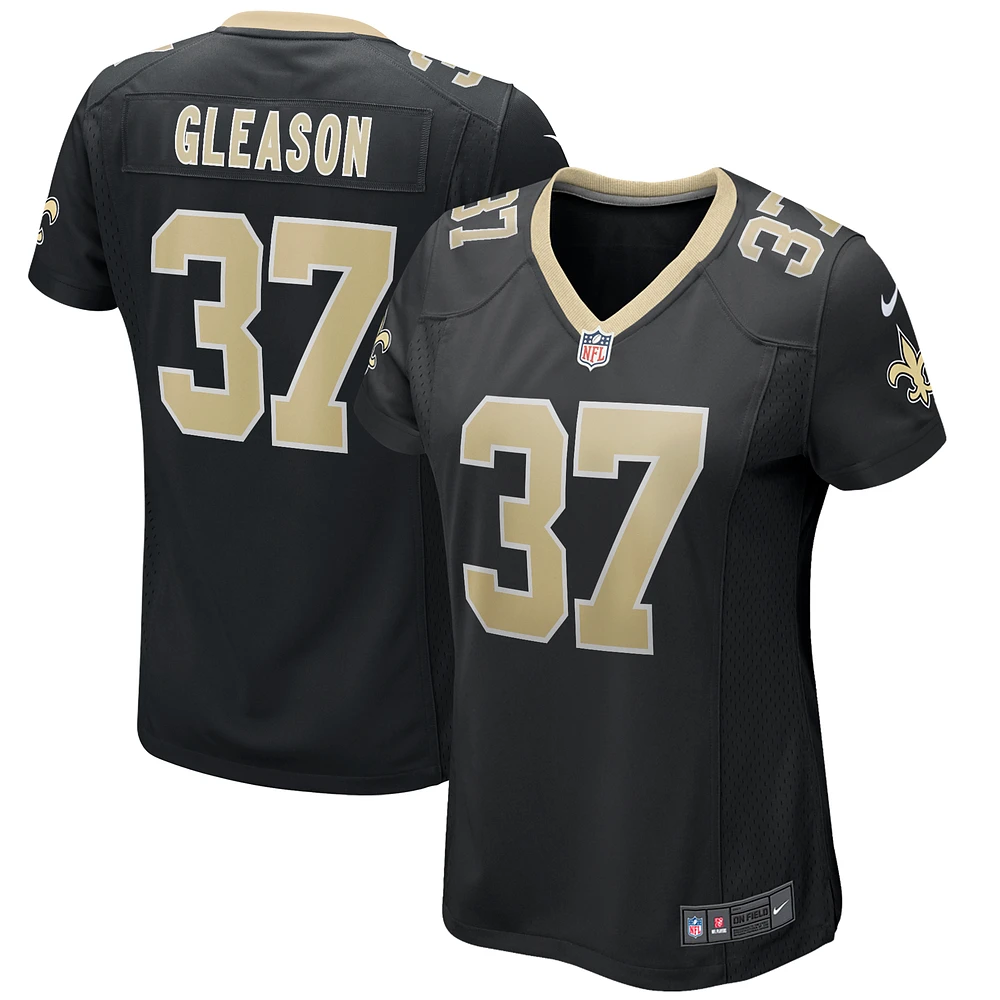 Women's Nike Steve Gleason Black New Orleans Saints Game Retired Player Jersey