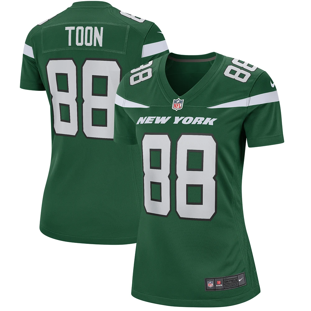 Women's Nike Al Toon Gotham Green New York Jets Game Retired Player Jersey