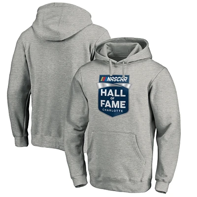 Men's Heather Gray NASCAR Hall of Fame Pullover Hoodie
