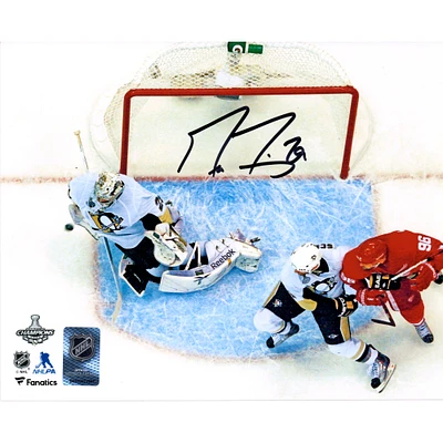 Marc-Andre Fleury Pittsburgh Penguins Autographed 8" x 10" 2009 NHL Stanley Cup Finals Game 7 Series-Clinching Save Photograph