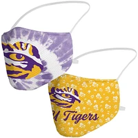 Adult Fanatics LSU Tigers Duo Face Covering 2-Pack