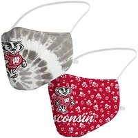 Adult Fanatics Wisconsin Badgers Duo Face Covering 2-Pack