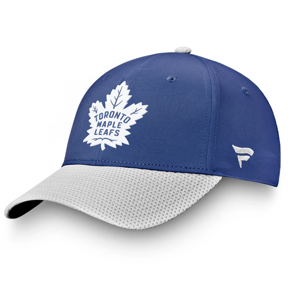 Men's Fanatics Blue Toronto Maple Leafs 2020 Locker Room Structured Adjustable Hat