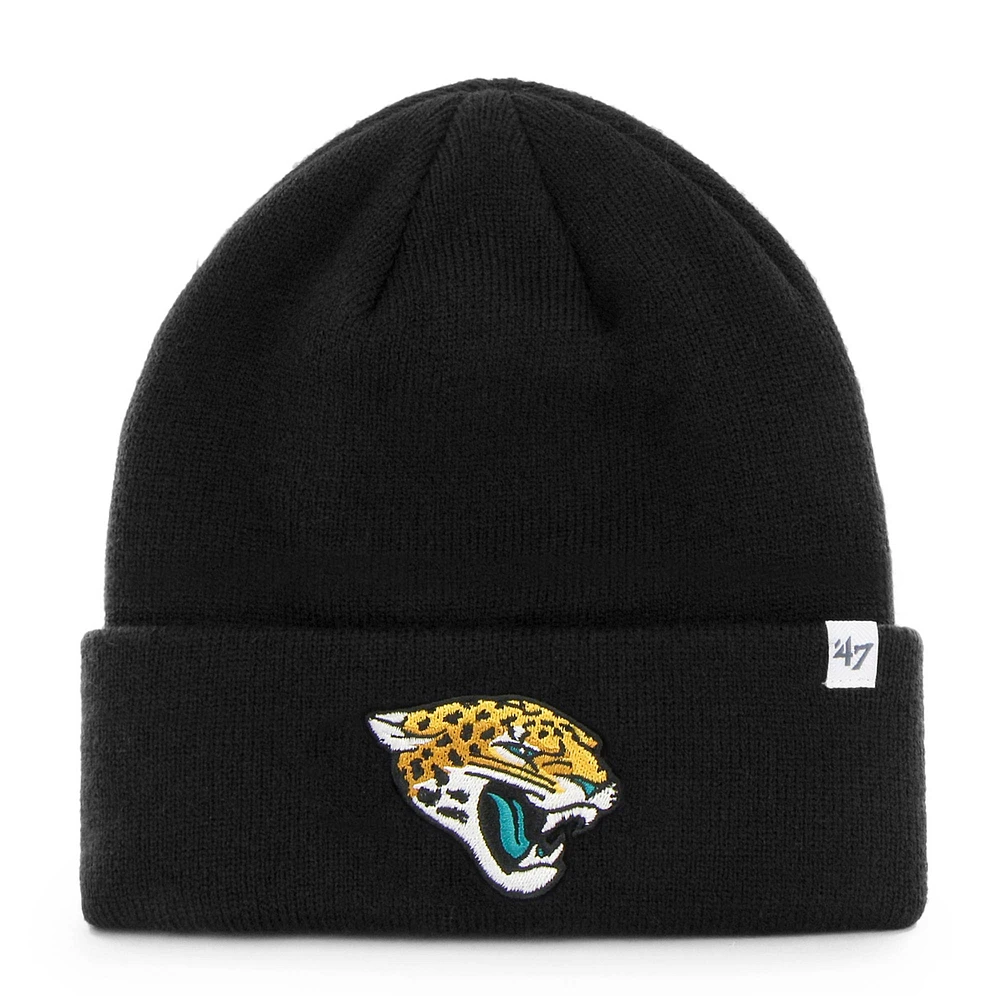 Men's '47 Black Jacksonville Jaguars Primary Cuffed Knit Hat