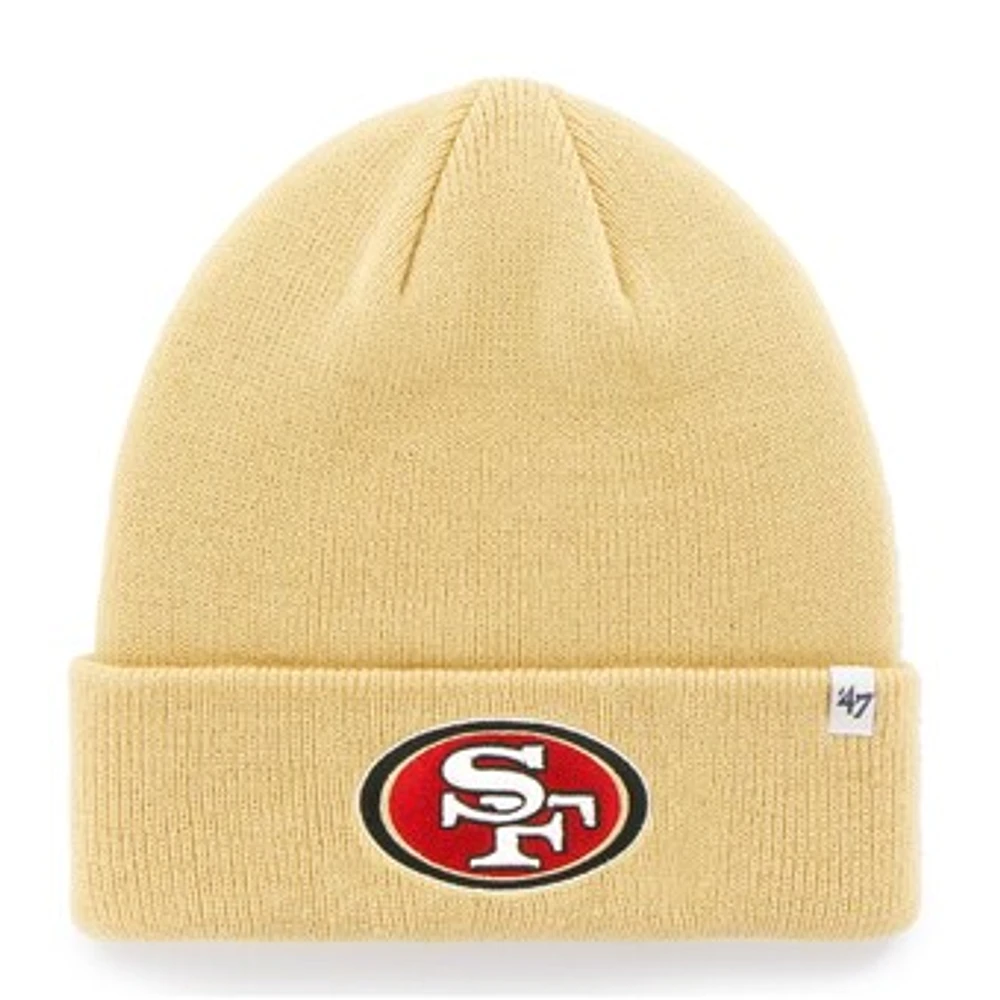 Men's '47 Gold San Francisco 49ers Secondary Basic Cuffed Knit Hat