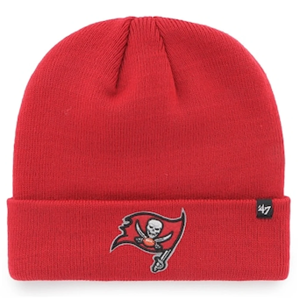 Men's '47 Red Tampa Bay Buccaneers Secondary Basic Cuffed Knit Hat