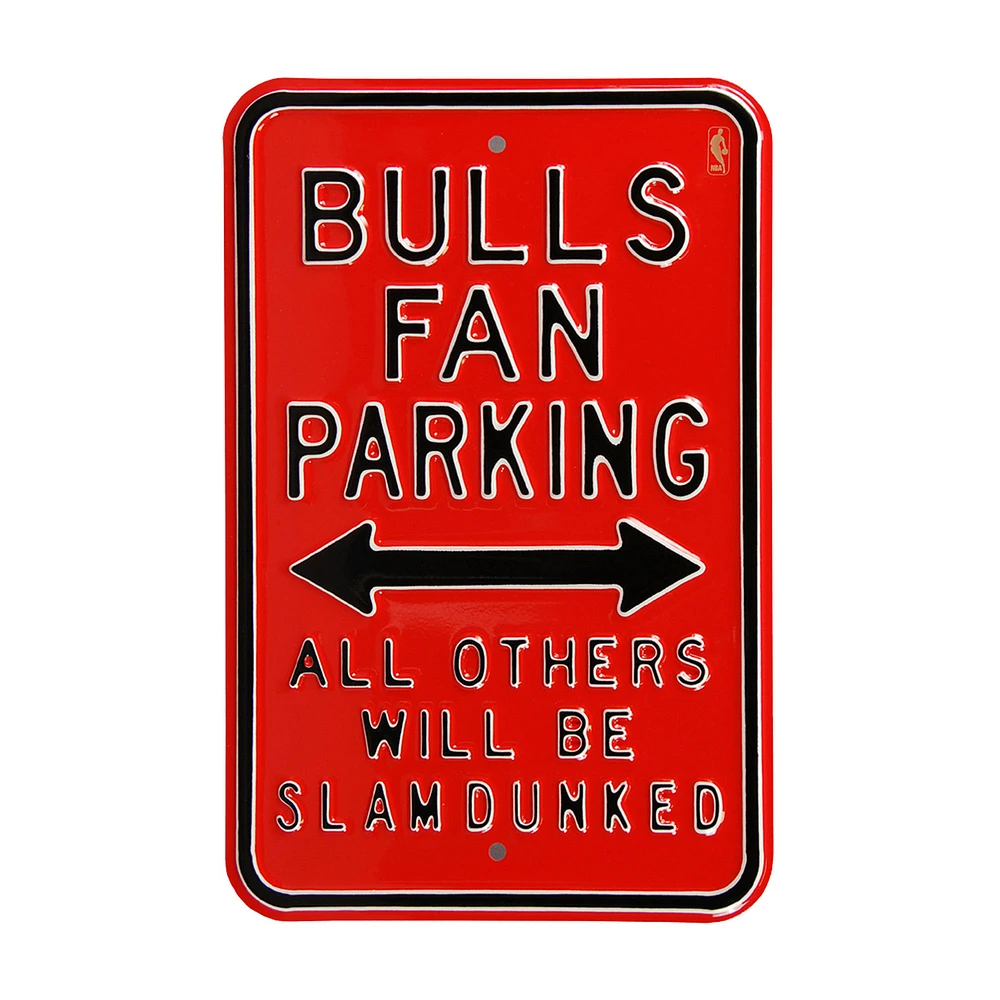 Chicago Bulls Steel Parking Street Sign