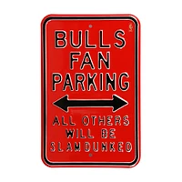 Chicago Bulls Steel Parking Street Sign