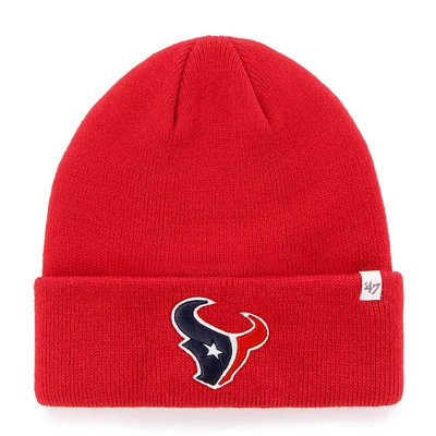 Men's '47 Red Houston Texans Secondary Basic Cuffed Knit Hat