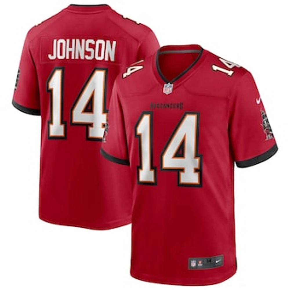 Men's Nike Brad Johnson Red Tampa Bay Buccaneers Game Retired Player Jersey