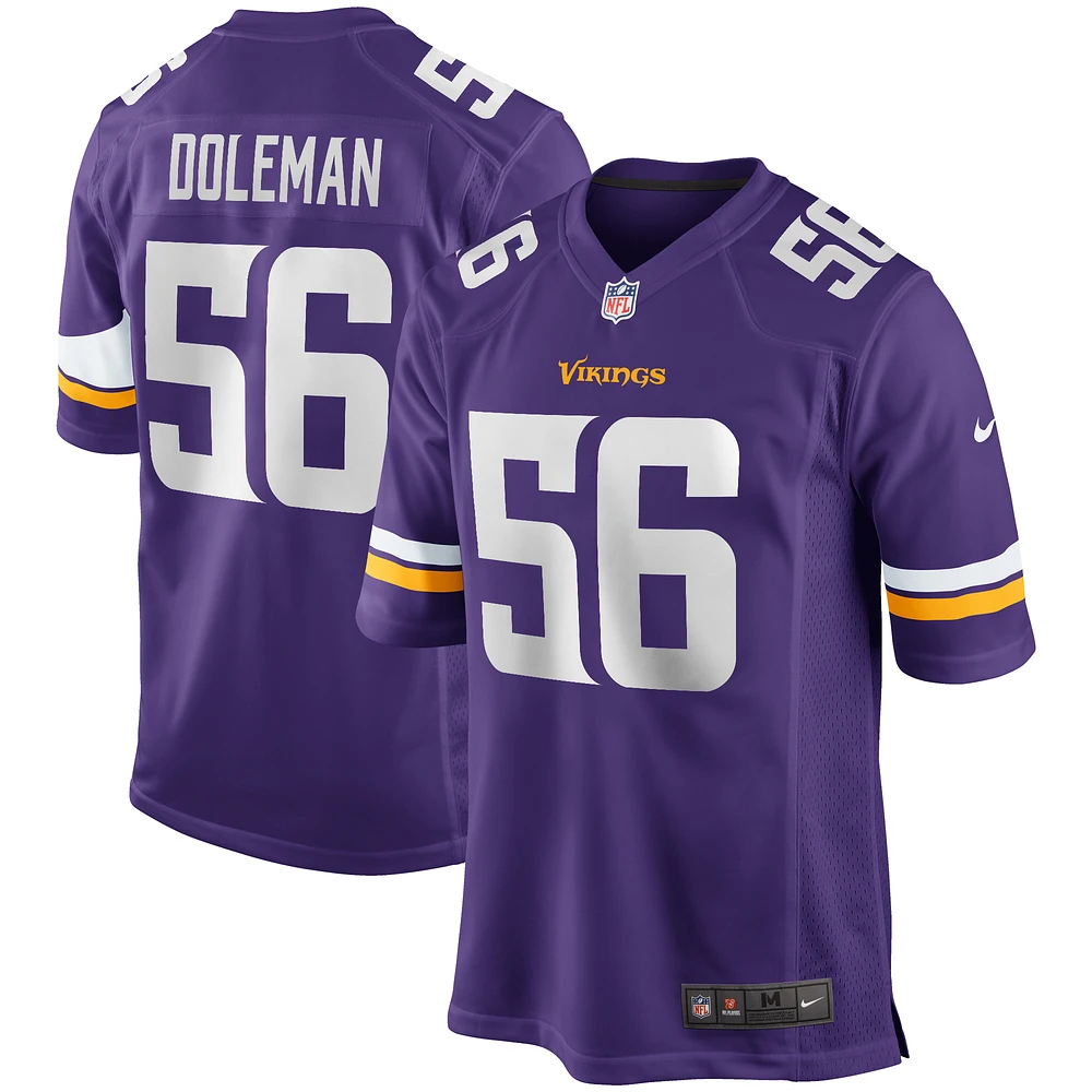 Men's Nike Chris Doleman Purple Minnesota Vikings Game Retired Player Jersey