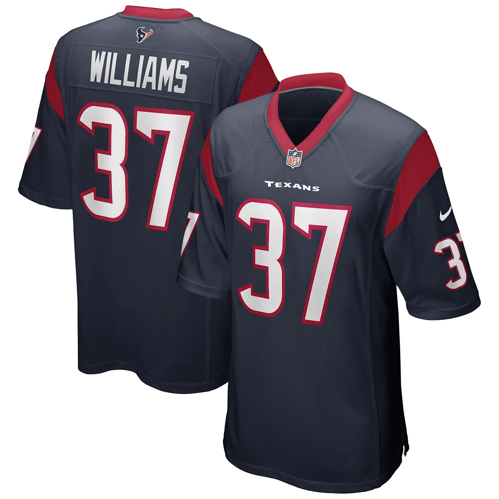 Men's Nike Domanick Williams Navy Houston Texans Game Retired Player Jersey