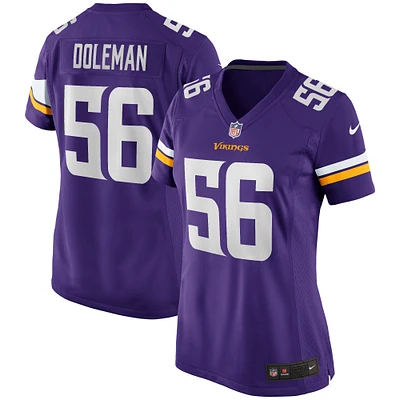 Women's Nike Chris Doleman Purple Minnesota Vikings Game Retired Player Jersey