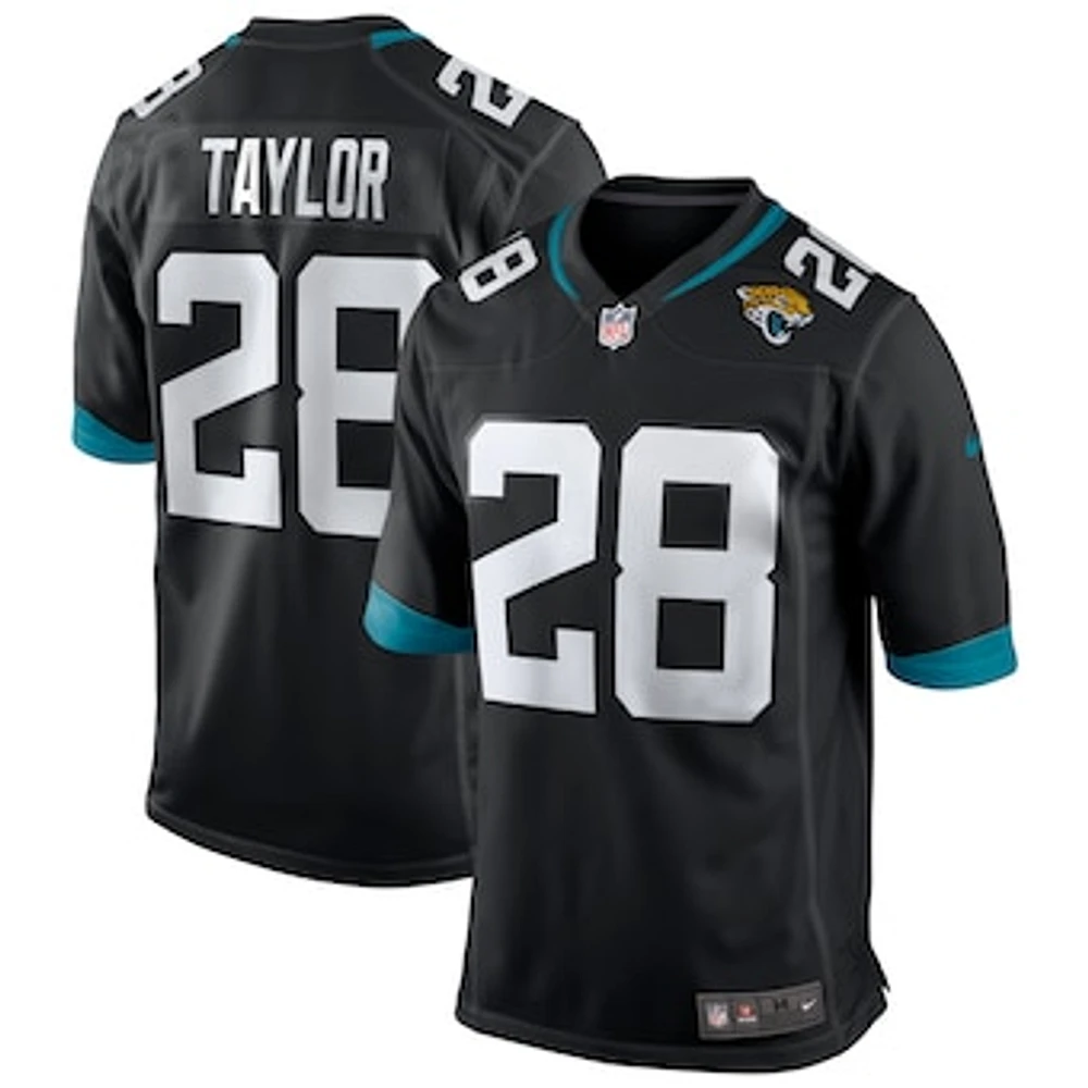 Men's Nike Fred Taylor Black Jacksonville Jaguars Game Retired Player Jersey