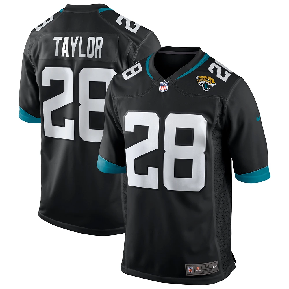 Men's Nike Fred Taylor Black Jacksonville Jaguars Game Retired Player Jersey