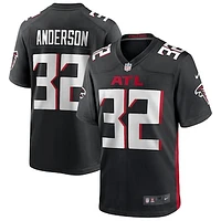 Men's Nike Jamal Anderson Black Atlanta Falcons Game Retired Player Jersey