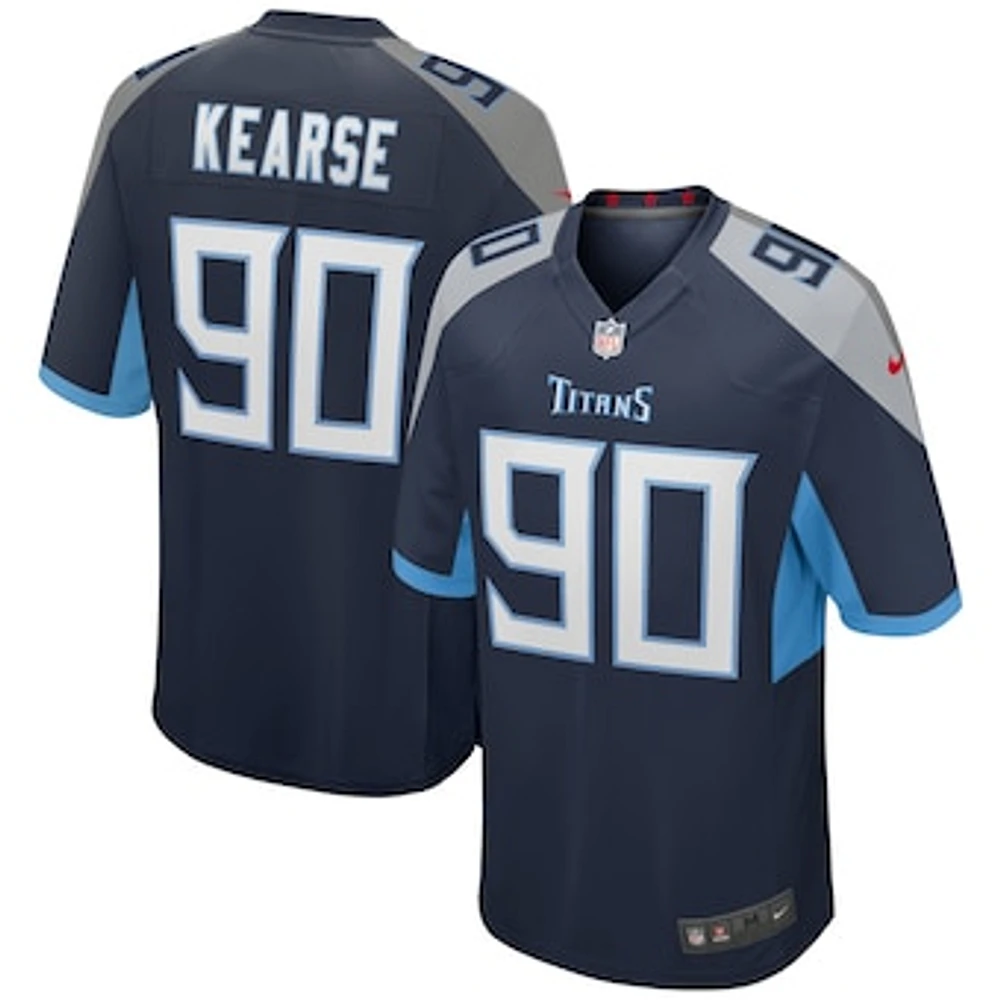 Men's Nike Jevon Kearse Navy Tennessee Titans Game Retired Player Jersey