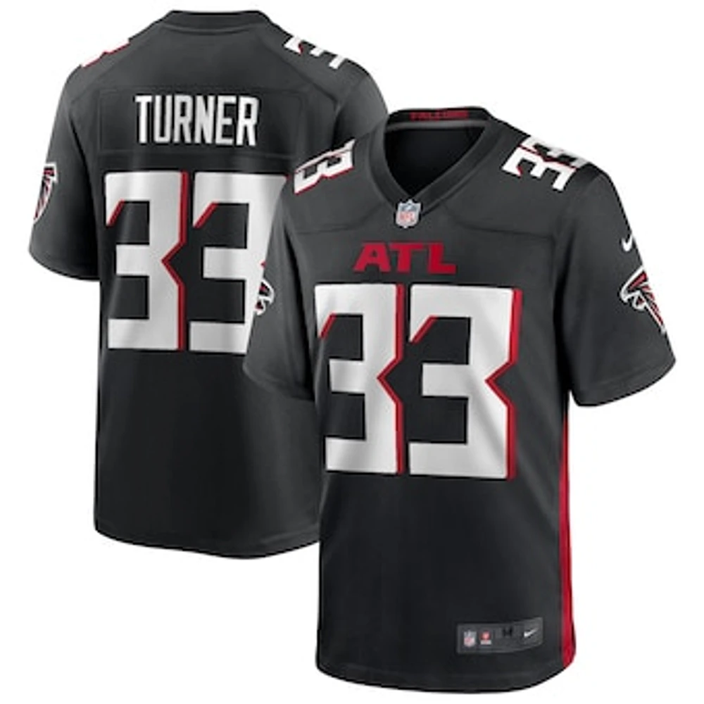 Men's Nike Michael Turner Black Atlanta Falcons Game Retired Player Jersey