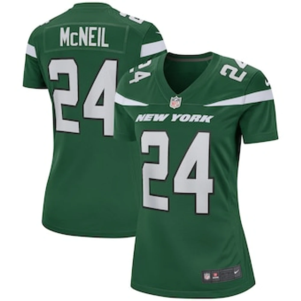 Women's Nike Freeman McNeil Gotham Green New York Jets Game Retired Player Jersey