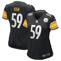 Women's Nike Jack Ham Black Pittsburgh Steelers Game Retired Player Jersey