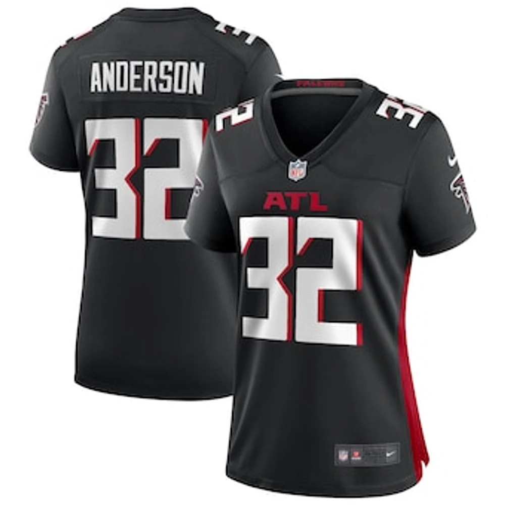 Women's Nike Jamal Anderson Black Atlanta Falcons Game Retired Player Jersey