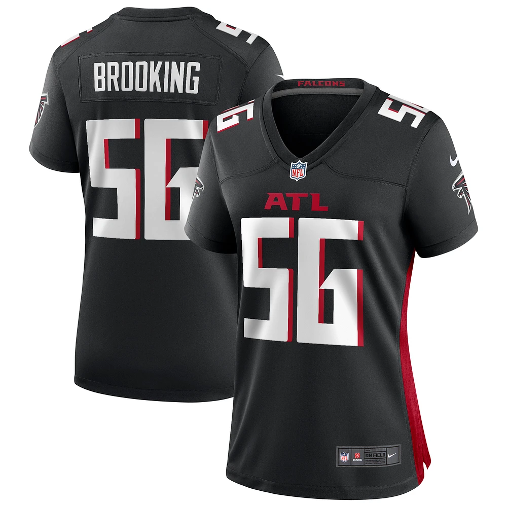 Women's Nike Keith Brooking Black Atlanta Falcons Game Retired Player Jersey