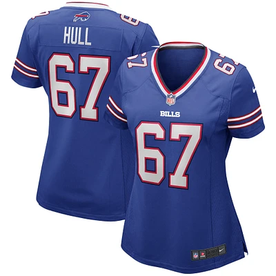 Women's Nike Kent Hull Royal Buffalo Bills Game Retired Player Jersey