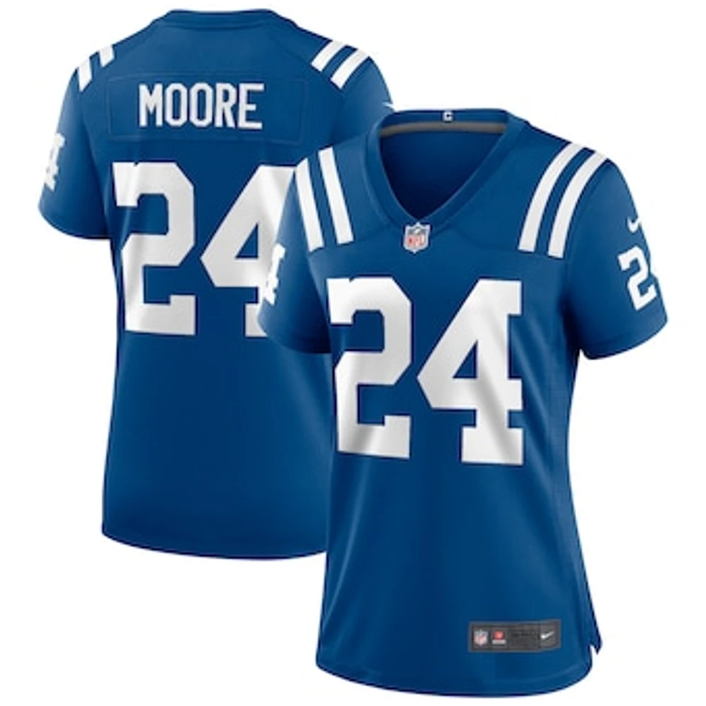 Women's Nike Lenny Moore Royal Indianapolis Colts Game Retired Player Jersey