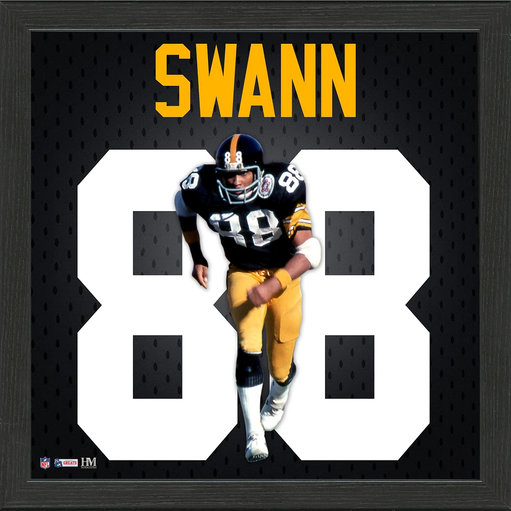 Highland Mint Lynn Swann Pittsburgh Steelers 13'' x 13'' Jersey Number Frame