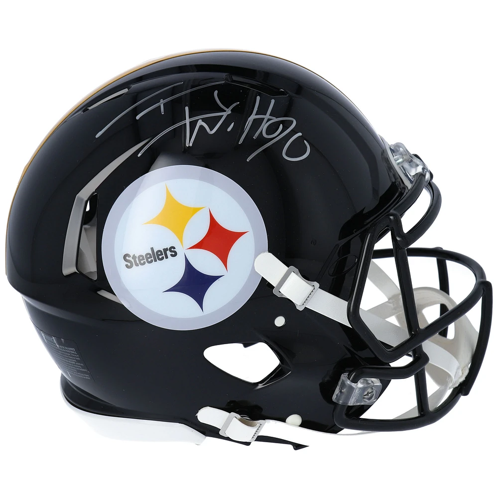 T.J. Watt Pittsburgh Steelers Autographed Riddell Speed Authentic Helmet